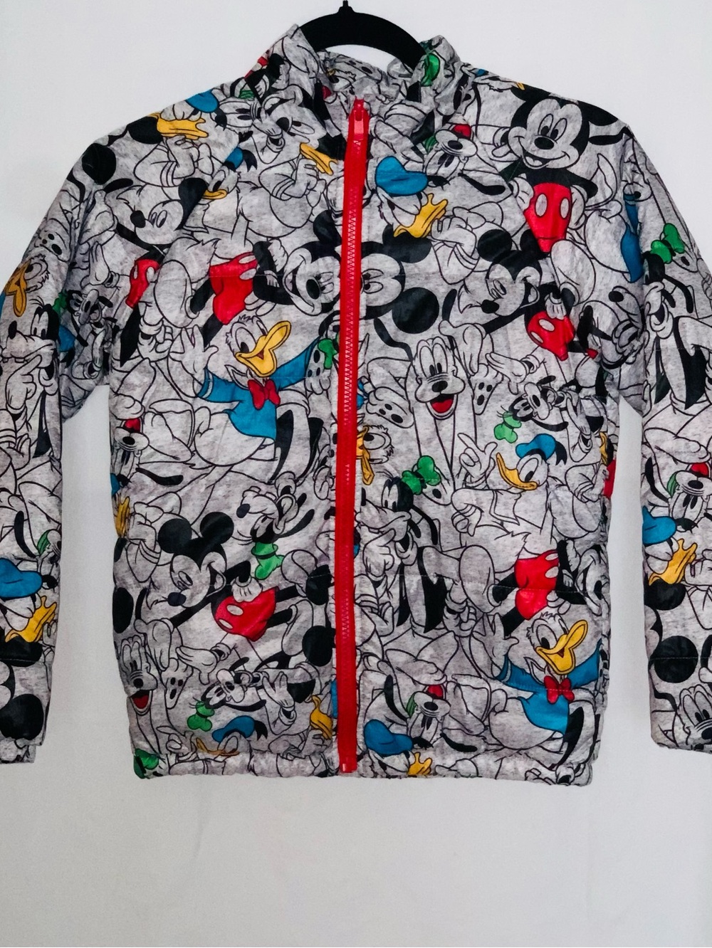 Kids Gray Mickey & Friends Zip-Up Jacket